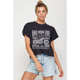 Rad Mom Era Vintage Graphic Crop Top