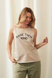 Raise Them Kind Mineral Graphic Tank Top