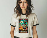 The Happy Camper Tarot - Hiking Mountain Ringer Shirt