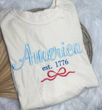1776 America USA Patriotic 4th of July Short Sleeve Unisex T-shirt, Sweatshirt, Hoodie, Long Sleeve Tee