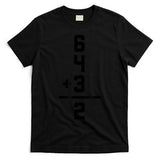 6432 Baseball Double Play Funny Baseball 6 4 3 2 T-Shirt