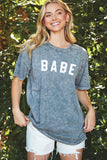 Babe Mineral Graphic Top