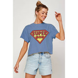 Super Mom  Vintage Graphic Crop Top