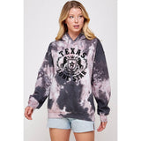 Texas Lone Star Graphic Tie Dye  Hoodie