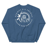 Patriotic Oath Circle Graphic Sweatshirt