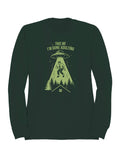 Alien Abduction - Done Adulting Men's Sweatshirt