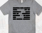 Everything Is Fine Trust Your Government Satire T-Shirt