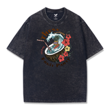 T-shirt Short Sleeve Solid Basic 100% Cotton White Aloha Aloha Party