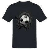 Soccer Breaking Through Art Men's T-Shirt