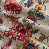 Mens Octopus Hawaiian Shirt 100% Cotton Button-down Marine Life Shirt For Gifting