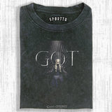 WASHED COTTON  GAME OF THRONES  T-SHIRT Style002