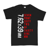 7.62 x 39mm Mens T-shirt