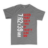 7.62 x 39mm Mens T-shirt Style001