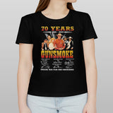 70 Years 1955 â€“ 2025 Gunsmoke Movie T-Shirt