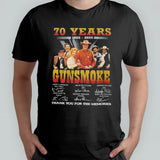 70 Years 1955 â€“ 2025 Gunsmoke Movie T-Shirt