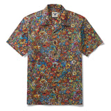 1930s Hawaiian Shirt 100% Cotton Men's Short Sleeve Camp Collar Aloha Shirt Mirror Of Wildflowers