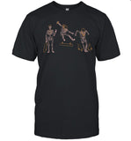 3 Human Skeleton Windsurfing T Shirt