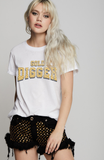 303116 - 530 Gold Digger Burn Out Tee 1041B