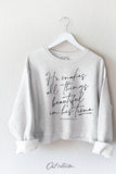 He Makes All Things Mid Graphic Sweatshirt