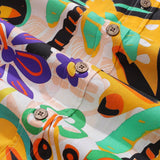 Hawaiian Shirt For Men Tropical Tiki Button-down Shirt Short Sleeve 100% Cotton Shirt Tropical Tiki Charm