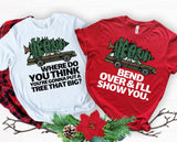 Tree That Big Funny Christmas Vacation Couple Shirts