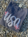Denim USA Patriotic 4th of July Short Sleeve Unisex T-shirt, Sweatshirt, Hoodie, Long Sleeve Tee