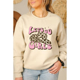 Let Go Girls  Vintage   Graphic  Oversized Tee