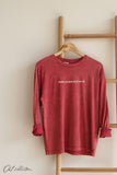 Make People Feel Loved Mineral Washed Long Sleeve Graphic