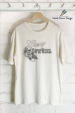 Classy Cowgirl- Hand Drawn Design (Oversized Tee)