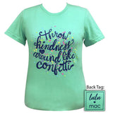 Lulu Mac-Kindness Confetti-Heather Mint SS-LM16