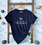 Artemis Ii Moon Mission T-Shirt, Retro Space Exploration