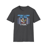 Retro Boombox Tdk Graphic Tape Deck T-Shirt
