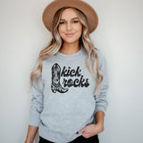 Kick Rocks Western Crewneck Sweatshirt | Hoodie 199