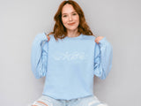 Beach Sweatshirt, Seashells, Beachy, Oversized Sweatshirt