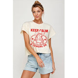 Western Vintage Graphic Crop Top