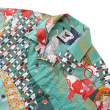 Green Hawaiian Shirt For Men Dancing gracefully Fish Shirt 100% Cotton