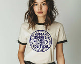Human Rights Are Not Political - Liberal Protect Trans Tee