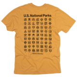 U.S. National Parks Unisex Short Sleeve Pocket Tee