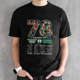 78 Years Of The Greatest Nba Teams Boston Celtics Thank You For The Memories Signatures T-shirts