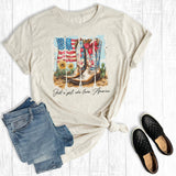 Western 4th of July Girl Who Loves the USA Graphic Tee