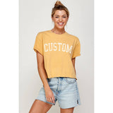 Custom  Vintage Graphic Crop Top