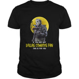 Jason Voorhees Dallas Cowboys Fan Warning T-Shirt