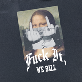 'WE BALL' HEAVYWEIGHT BLACK T-SHIRT