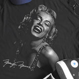 MARILYN MONROE BLACK HEAVYWEIGHT T-SHIRT