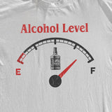 ALCOHOL LEVEL WHITE HEAVYWEIGHT T-SHIRT