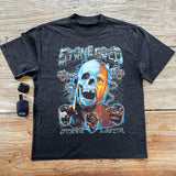 `STONE COLDâ€™ HEAVYWEIGHT BLACK T-SHIRT