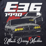 E36 1990 UDM HEAVYWEIGHT BLACK T-SHIRT