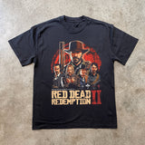 `RED DEAD REDEMPTIONâ€™ HEAVYWEIGHT BLACK T-SHIRT