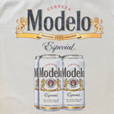 MODELO CERVEZA - SINCE 1925 WHITE HEAVYWEIGHT T-SHIRT