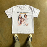 DESTINY'S CHILD HEAVYWEIGHT WHITE T-SHIRT